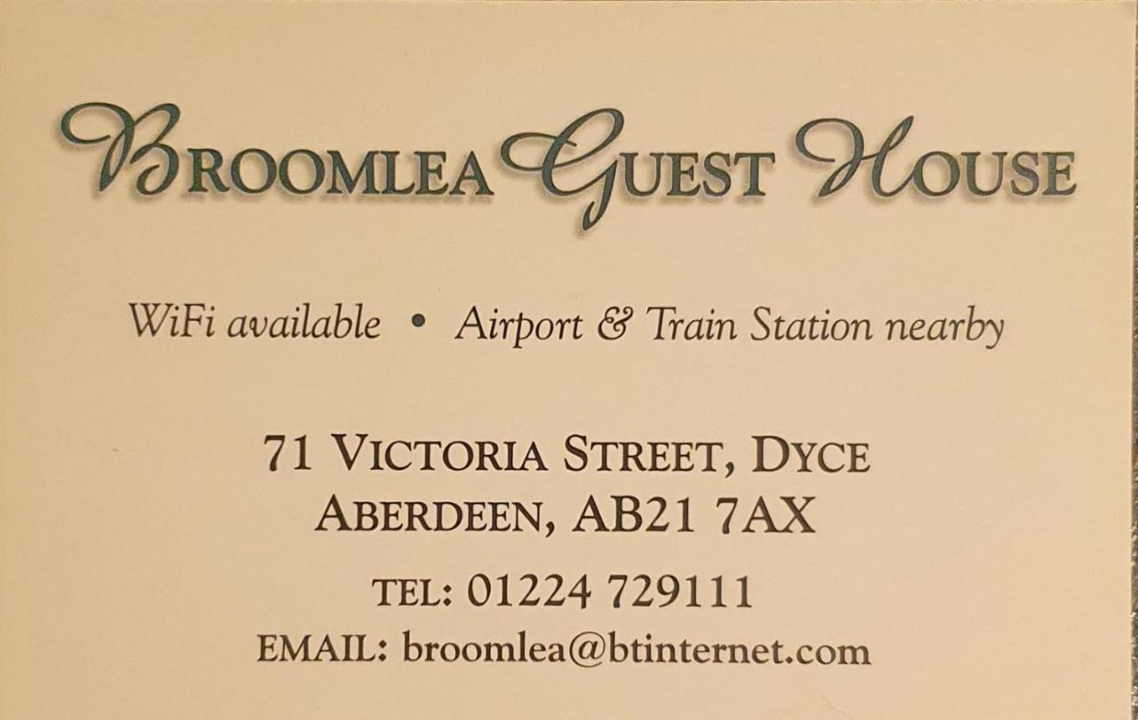Broomlea Guest House Dyce Exterior foto